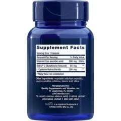 Glutathione, Cysteine & C by Life Extension  -  100 VegCap