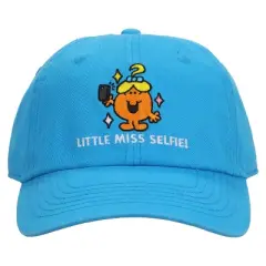 Mr. Men And Little Miss Meme Little Miss Selfie Men's Blue Dad Hat