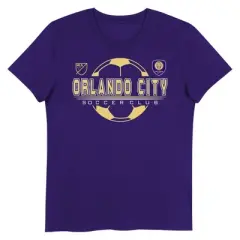 MLS Orlando City SC Girls' Short Sleeve Crew Neck T-Shirt