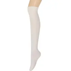 Wrapables Women's Cable Knit Knee High Boot Socks, Cream