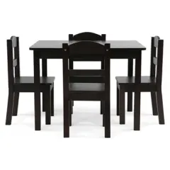 5pc Kids' Wood Table and Chair Set - Humble Crew
