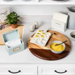 Stoneware Napkin Holder - Hearth & Hand&trade; with Magnolia: Tabletop Ceramic, Hand Wash, Matte Finish