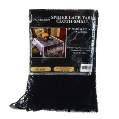 Underwraps Spider Lace Table Cloth