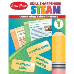 Skill Sharpeners: Steam, Grade 1 Workbook - by  Evan-Moor Educational Publishers (Paperback)