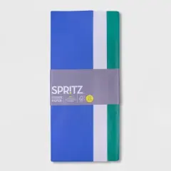 20ct Banded Tissue Gray/Green - Spritz&trade;: Gift Wrap Tissue for Easter & All Occasions, 16.5" x 24", Multicolor, 20 Pack