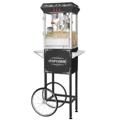 Great Northern Carnival Popcorn 8oz Popper with Cart