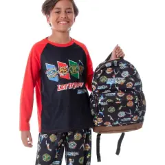 Beyblade Burst Backpack for Kids Spinner Top All-Over Print Character School Travel Book Bag