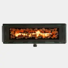 Christopher Knight Home Sibyl 40,000 BTU Propane Portable Steel 28" Fire Pit with Glass Wind Guard and Lava Rock