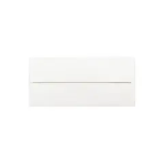 JAM Paper 3 7/8 x 8 1/8 Foil Lined Invitation Envelopes White with Red Foil 71565I