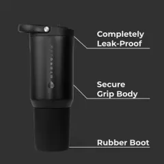 HydroJug Sport - Stainless Steel Tumbler with Straw, Vacuum Insulated, Leakproof Water Bottle, Ergonomic Design, Dishwasher Safe