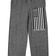 American Horror Story American Flag Men's Gray Heather Sleep Pajama Pants
