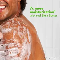 Native Moisturizing Shea Butter 24hr Hydration Sulfate Free and Paraben Free Body Wash - Lemon Balm & Bamboo - 18 fl oz