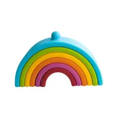 Chewbeads Stacker Teether - Rainbow