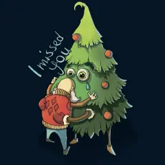 Men's Design By Humans Waiting for Christmas By kuz512 Tank Top