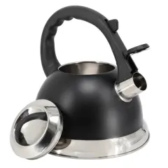 Mr. Coffee Clarefield 2.4 Quart Stainless Steel Whistling Tea Kettle