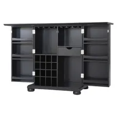 Crosley Alexandria Expandable Bar - Black