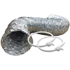 Builder&rsquo;s Best Builder'S Best 110673 4" X 8Ft Silverduct Dryer Transition Duct Kit BDB110673