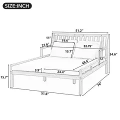 Syemin Patio Chaise Lounges, Outdoor Patio Daybed, Comfy Seat Cushion, Sofa Furniture, for Backyard, Swimming Pool, White, 76"*51.6"*34.6"