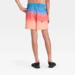 Boys' Tiles Printed Swim Shorts - art class&trade; Blue/Pink
