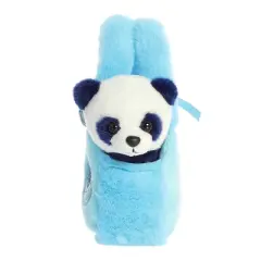 Aurora Small Glitter Panda Fancy Pals Fashionable Stuffed Animal White 8"