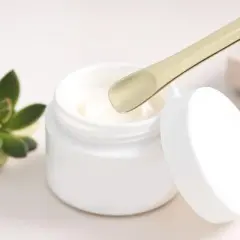 Unique Bargains Hangable Rectangular Mini Makeup Cosmetic Spoon 2 Pcs