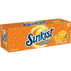 Sunkist Orange Soda - 12pk/12 fl oz Cans