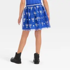 Girls' Hanukkah Tutu Skirt - Cat & Jack&trade; Cobalt Blue