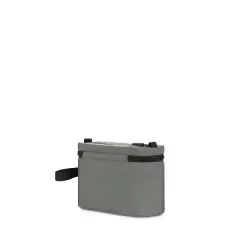 SWISSGEAR Travel Dopp Kit - Gray: Zipper Closure, Handle, Multiple Compartments