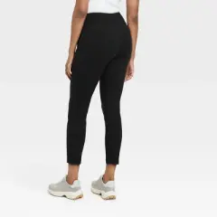 Women's High Waisted Ponte Ankle Leggings with Pockets - A New Day&trade;