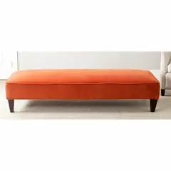 Harlow Lounging Bench  - Pumpkin - Safavieh