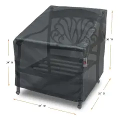 Summerset Shield Club Large Cover Ultimate Protection for Your Outdoor Furniture 37" x 35" x 24"/36" Mercury