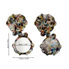 Unique Bargains Durable Cartoon Shaped Makeup Mirror 1 Pc