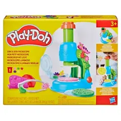 Play-Doh Light and Look Microscope Playset - 18pc