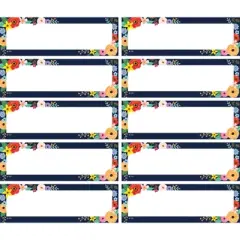 Teacher Created Resources&reg; Wildflowers Magnetic Labels Accents, 20 Per Pack, 2 Packs