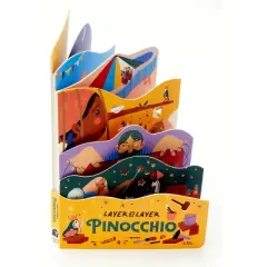 Pinocchio - (Layer-By-Layer) by  Carly Madden (Board Book)