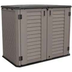 WELLFOR 175 gal Horizontal Deck Box Brown