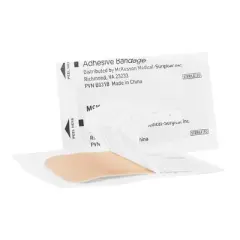 McKesson Tan Plastic Adhesive Bandage Sterile 2 x 4"