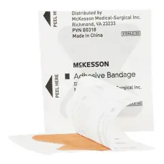 McKesson Adhesive Bandages, Fabric Digit Strips