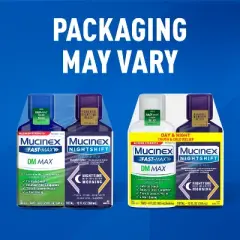 Mucinex DM Max Strength Multi-Symptom Medicine - Day & Night - Liquid - 6fl oz/2ct