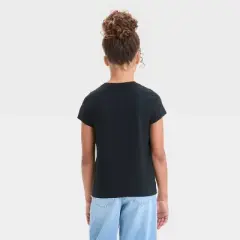 Girls' Short Sleeve Solid T-Shirt - Cat & Jack&trade;