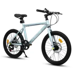 Gulches Kids' Mini Road Bike, Durable Steel Frame (Geometric Design), 7-Speed Precision Shifting, All-Weather Dual Disc Brakes