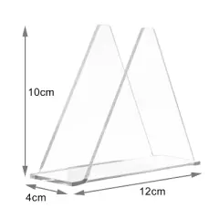 YX014-1 Acrylic Triangular Table Paper Towel Organizer (Transparent)