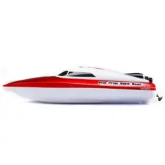 New Bright RC 20" Dual Propeller Speed Boat: 2.4 GHz Remote Control Toy, Outdoor Use, Rechargeable with USB