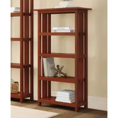 48" Mission Bookshelf Cherry - Alaterre Furniture