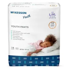 McKesson Youth Pants, Overnight Pull Up Pants for Boys or Girls