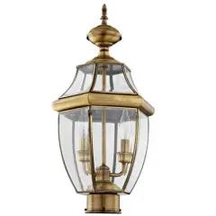 Livex Lighting Monterey 2 - Light Lantern in  Antique Brass