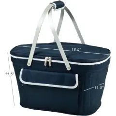 NCAA Illinois Fighting Illini Folding Soft Sided Cooler Basket