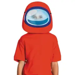 Among Us Kids' Red Imposter Halloween Costume Mask - Red - One Size Fits Most