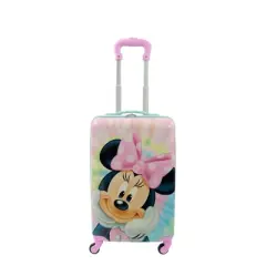 Disney Minnie Mouse TIE DYE  Kids 21" Hardside Spinner Luggage