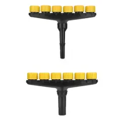 Gardening Watering Sprinkler Nozzle &ndash; 6 Head, 1.5 Inch Interface for Lawn & Garden Irrigation